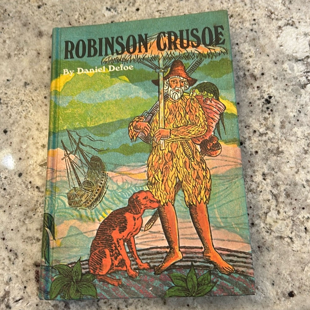 Robinson Crusoe by Daniel Defoe circa 1964